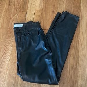 Old Navy High Rise ‘O.G. Straight’ Faux Leather Pants